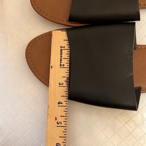 Somona Slides Black/Tan size 9/10 - Picture 5 of 5